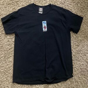 HUF Men's Black and Navy T-shirt
